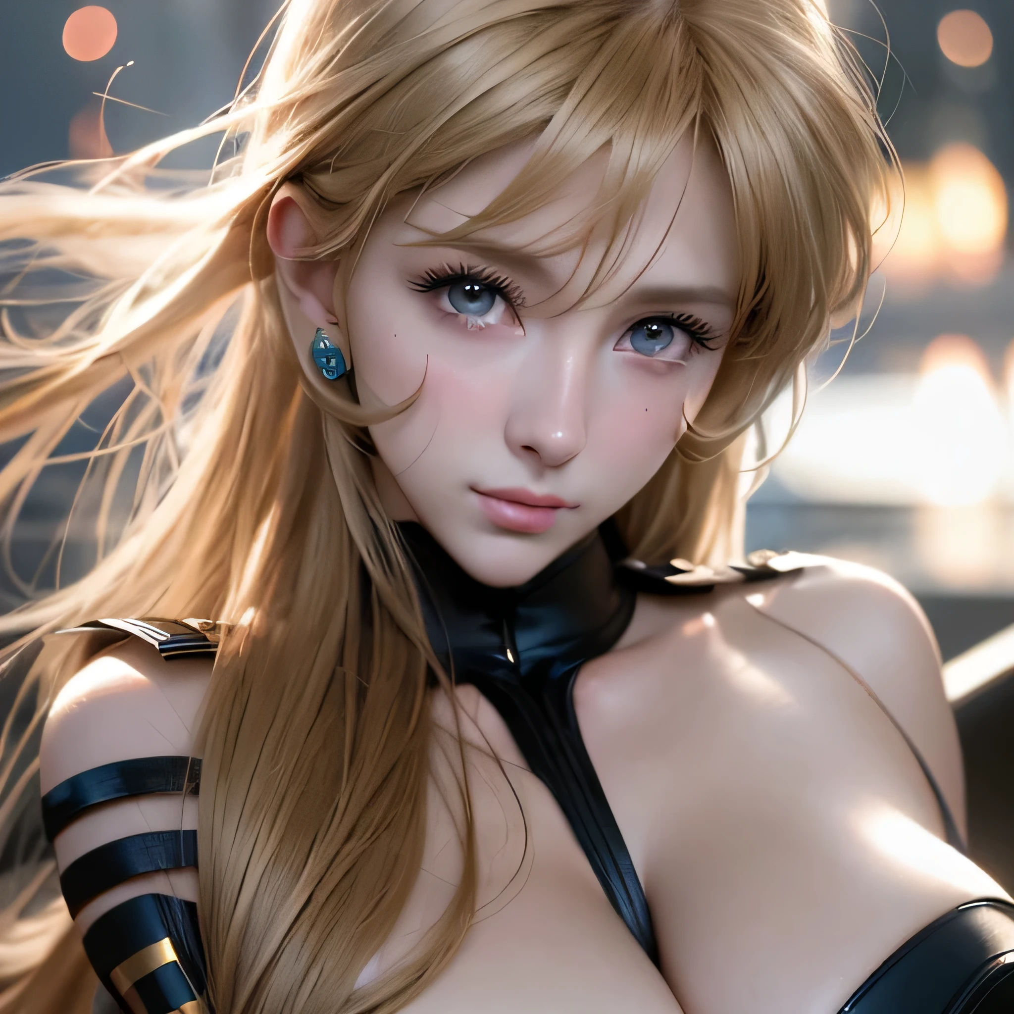 masterpiece, 最high quality, 超High resolution, (Realistic:1.4), Detailed beautiful face,, So cute, Close-up portrait, Soft skin and perfect face、Perfect Face, Gorgeous long ponytail brown hair, 8k resolution,Ultra-realistic,Super detailed,high quality, (huge teardrop chest, Huge cleavage:1.2), A broad perspective、8K,最high quality, Tabletop, Very detailed, 超A high resolution, Realistic, Raw photo, Absurd, Absolute Resolution, 1 girl, alone,Young beautiful Japanese woman, Super cute face, Luxurious appearance, big breasts , smile、 Double eyelids on both eyes, Natural Makeup, Long eyelashes, Shiny and smooth light brown long bob hair, Asymmetrical bangs, Glowing Skin, Center image, High resolution, High Detail, Detailed hairstyle, Detailed face, Great cinema lighting, Super realistic, Perfect limbs, Perfect Anatomy、very big o cup breasts、Shapely breasts 、silky Glowing Skin、sexy,very beautiful nice face、Cute gorgeous face、gorgeous blonde silky hair、pale blue eyes、Bangs swaying in front of the face、A beautiful and cute 18 year old girl、Big and ample breasts、she spreads her legs wide and flaunts、very big breasts、Plump、super glamor、Are fat、universe station、Milky Way、universe、Yellow space suit、topless、Yellow high leg pilot suit,Universe ship and Jupiter in the background