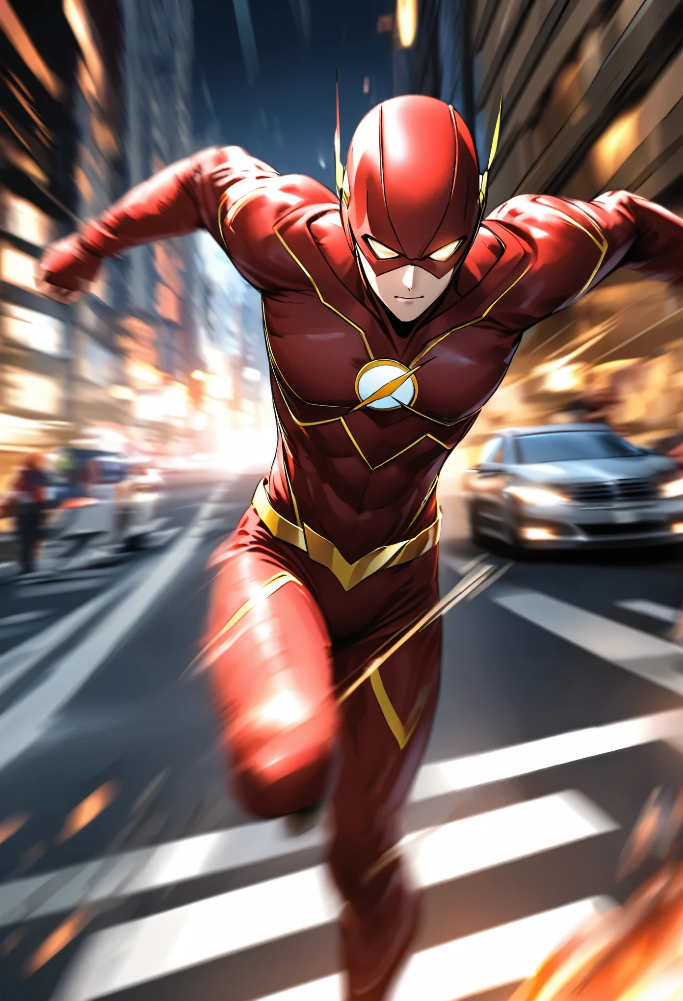Motion Blur,(DC/flash),Come on，Street view keeps going backwards