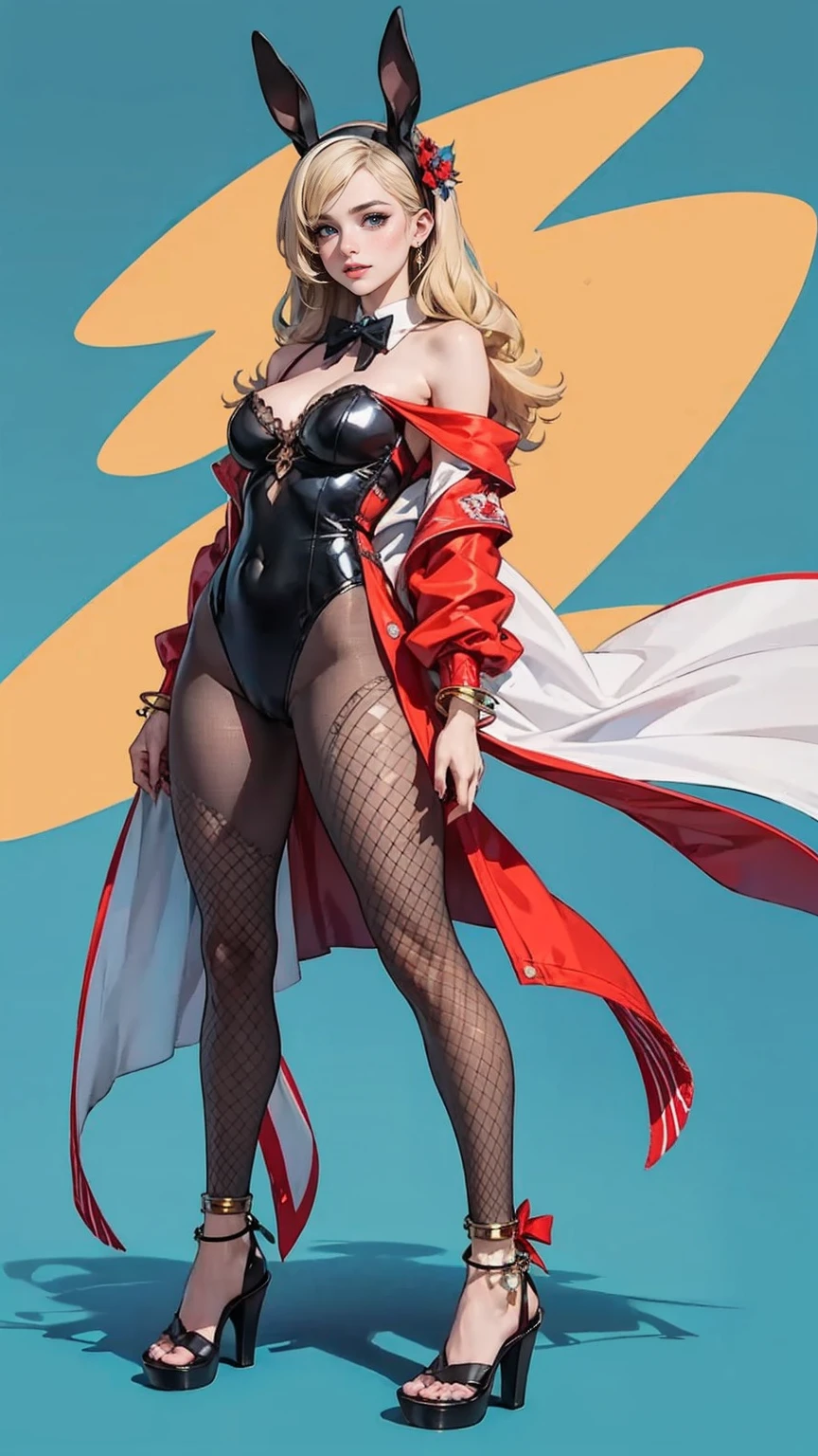 (ultra-detailed, photorealistic, best quality, 4k, 8k, highres, masterpiece:1.3), a stunning Israeli supermodel named Adina Cohen, At the age of 21, she possesses a voluptuous figure that is both athletic and curvaceous, a testament to her rigorous fitness regime, Her hair is a cascade of dark, glossy curls, characteristic of her Middle Eastern heritage, Her eyes are a striking blend of brown and gold, mirroring the desert landscapes of her homeland, Her facial features are sharp yet feminine with high cheekbones, a strong jawline, and full lips, She is dressed in a provocative off-duty IDF uniform, which highlights her supermodel physique and reflects her patriotic spirit, Her posture is poised and confident, perfectly capturing her runway-ready demeanor, Her expression is a mix of fierce determination, a nod to her ambitious spirit, and a warm, inviting smile, reflecting her friendly personality, The scene captures her in a bustling, cosmopolitan setting, a symbol of her thriving modeling career, (intricate detail, super finely detailed hands, ultra finely detailed fingers, full body showcase, show full body),