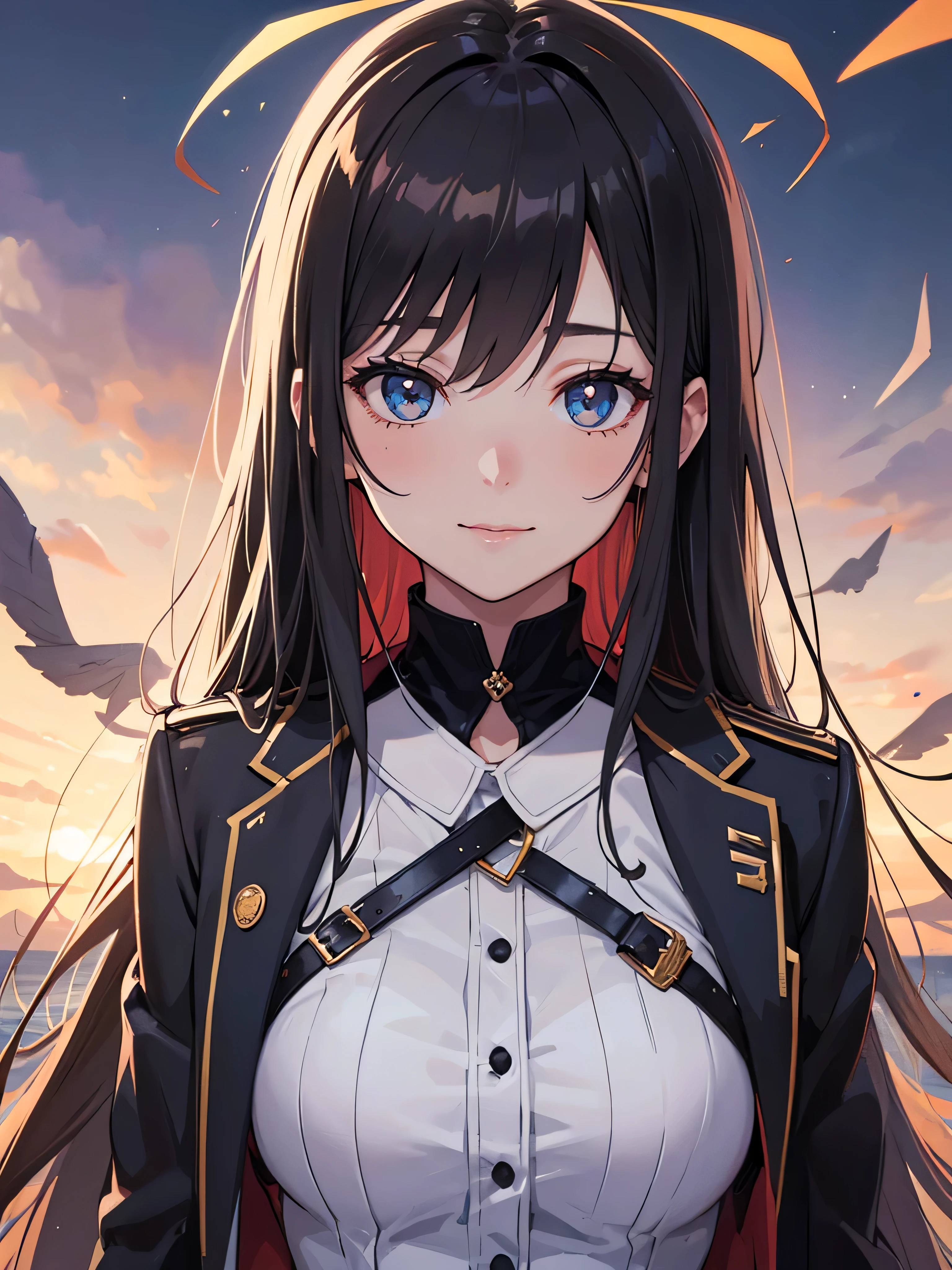 a beautiful figure of a portrait of a 16 years old anime girl with iconic colourful fashion,wear , Sparkling eyes,Greetings to the viewers, sunny day, gentle smile, Detailed luxury background, Depth of written boundary,front figure, close, 32K UHD Style, Colorful arrangements, colorful brushwork, I can&#39;t believe how beautiful it is, Ferrania p30, figure,