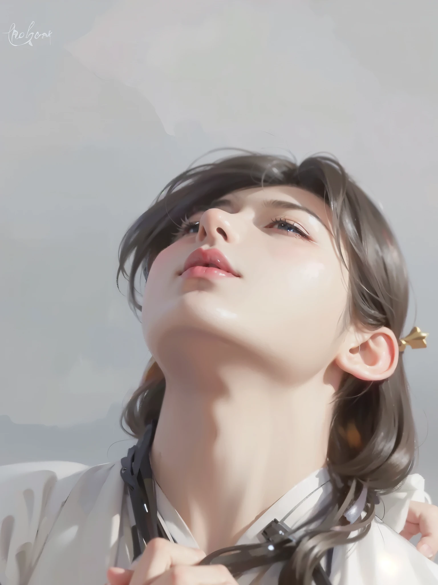 black eyes，（Masterpiece），best quality，anime big breasts，Colorful，Vibrant colors，illustration，art jem style，fantasy，Realistically，Animation，