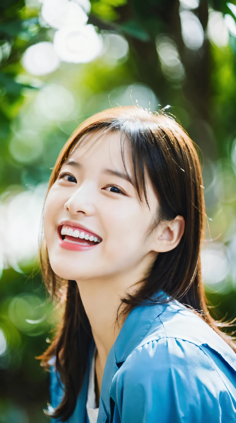 (Raw photo, highest quality), (K, highest quality, masterpiece: 1.2), Super detailed, super resolution, beautiful girl, doctor, (great laugh:1.2), (open your mouth:1.1),