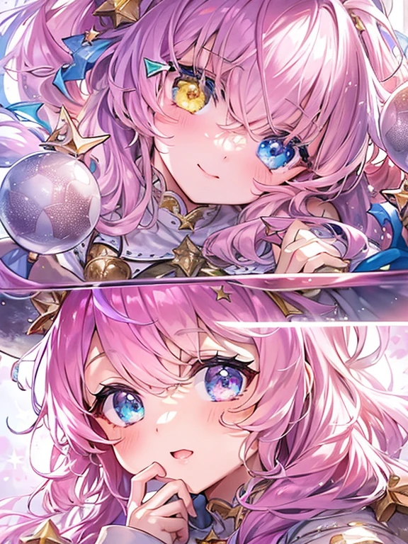 (2 girls in,8kDetails;1.5,8kResolution of;1.5), ((Christmas:1.2,santa costume:1.2)){{{Glitter Pupil:1.25, Heart-shaped pupil:1.3,eye glass:1.3}}}),((Half blue and half pink hair,Shiny hair,Glowing hair)), (Heterochromia), (Light focus , Warm light gradient,Bright light gradient , Lens Flare, Fluffy, kirakira, Dreamy), ((masutepiece, of the highest quality, Beautiful and aesthetic)), {{{The best lighting, Very delicate and beautiful,Cinematic Light}}}, (delicate detail,Hyper-detailing, intricate-detail)