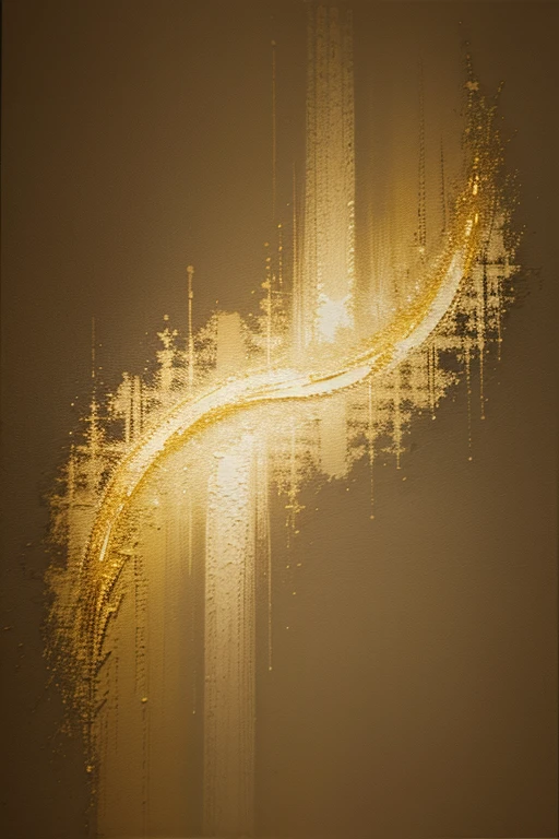 background paint strokes beige white oil painting interspersed with golden glows