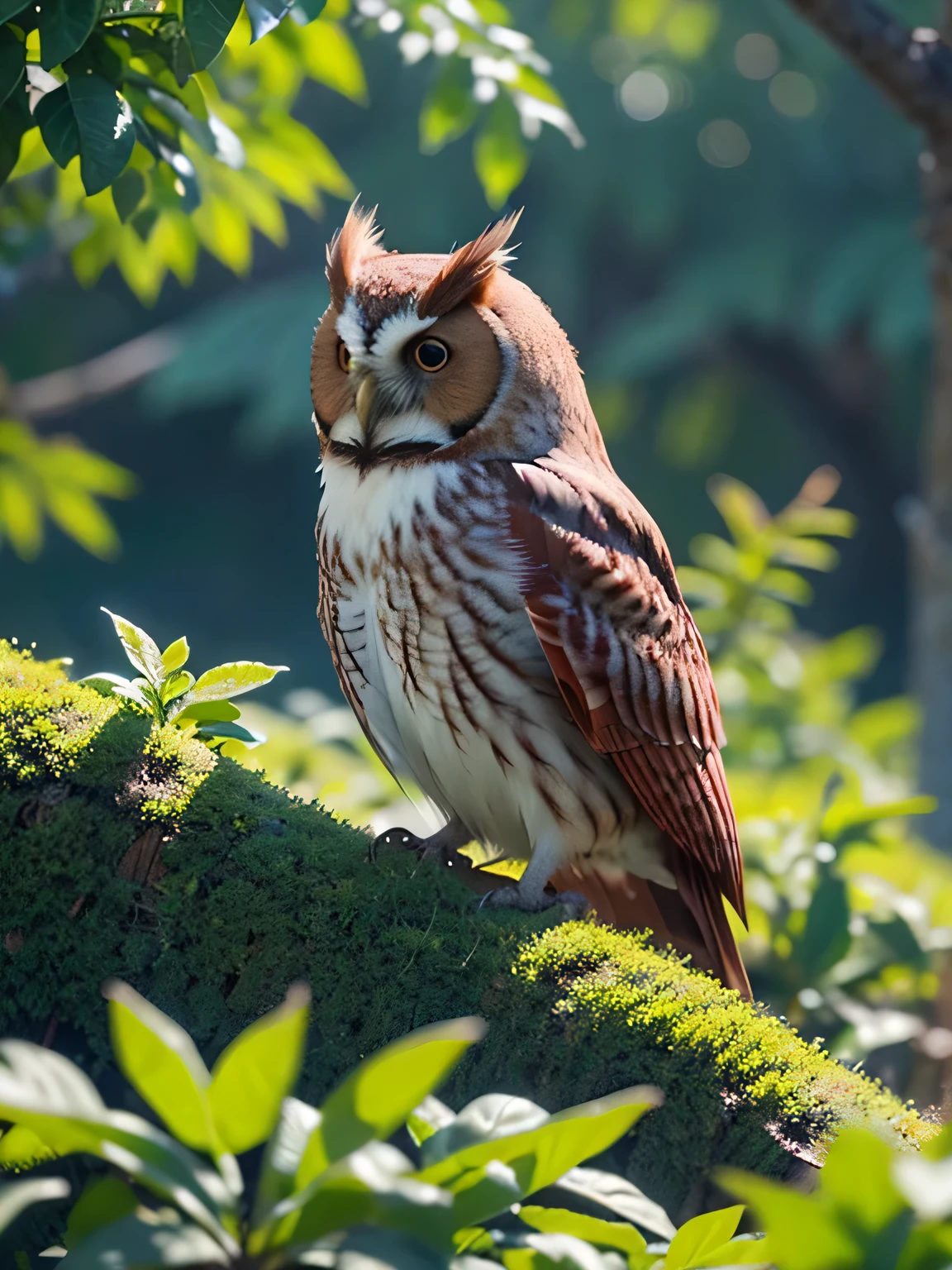 A RED OWL