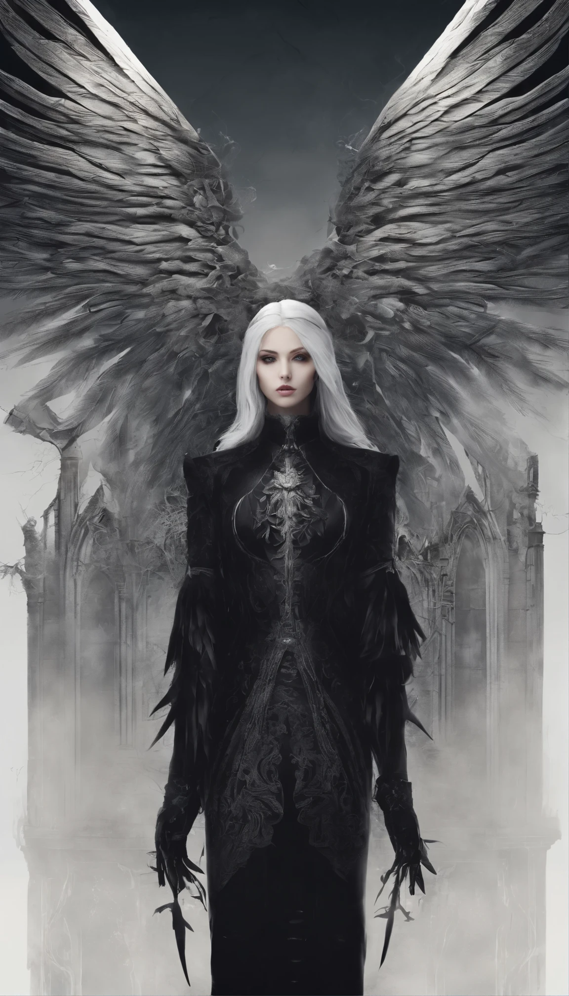 1girl, Malicious divine immortal witch girl goddess siphoning the universe, villain, ((mean)), evil, open mouth, wicked smile, long blond hair, thin, skinny, red eyes burning with magic, looking at viewer, from below, crown, angel wings, magic circle, life stream, masterpiece,