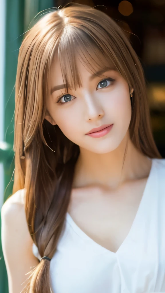 Best quality, 8k,  ,Masterpiece :1.3)), facing viewer,((full body1.2)) ,pretty woman, wide shot ,1girl, , selfie   , ,, Windmill  , brown hair  , bangs,ultra-detailed face, highly detailed lips, detailed eyes, double eyelid