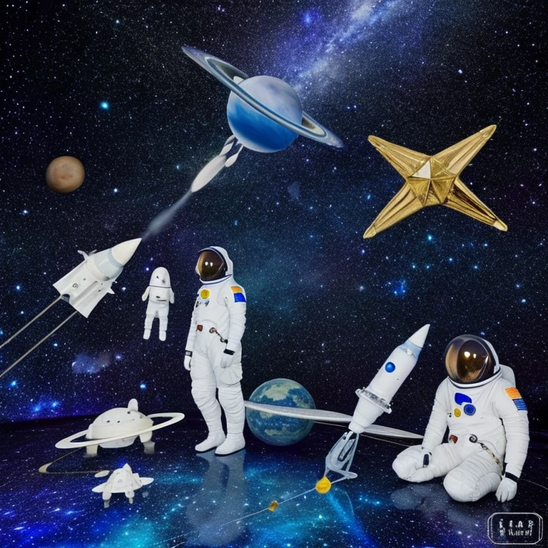 A space themed around real and fake