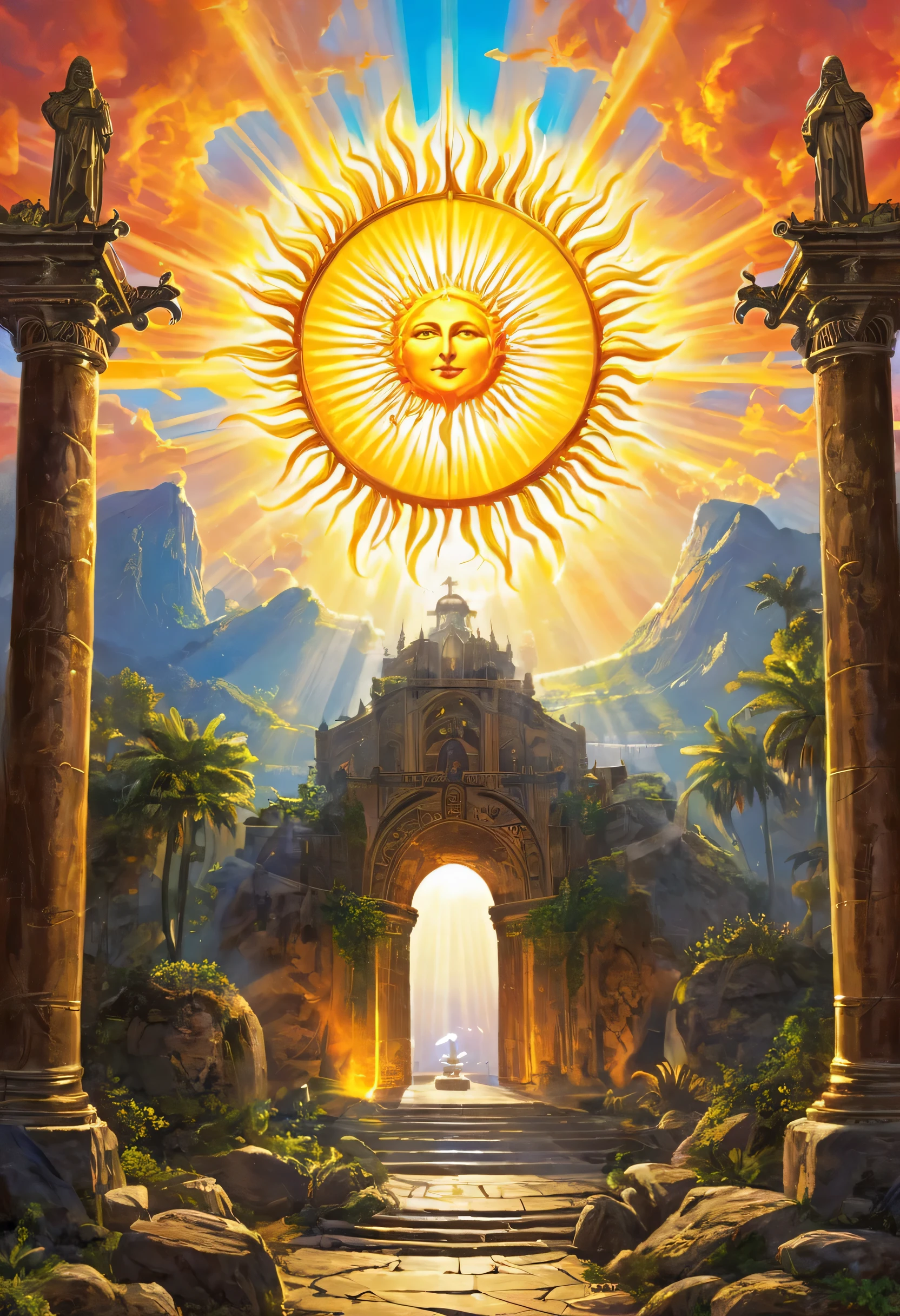 Domain expansion, holy dungeon blessed god of the sun