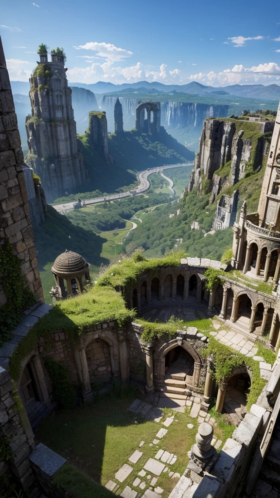Highest quality,Fantasy,underground ruins