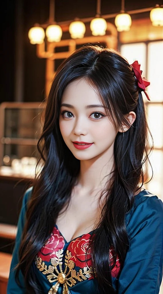 ((ung beautiful girl:1.2)), Cute little turtle, (8k, Original Photography, Top quality, masterpiece:1.2), HD RAW color photography, Professional photography, Movie Lighting, (Masseter film:1.5), (Top quality:1.2), (Smile:1.2), (Medium breasts:1.2), Slim beautiful girl, Blue eyes, Sexy and cool, With floral motifs, open your mind, Bare shoulders,, pleasure, it feels good, Opened his mouth, Rosette, Floral scent,