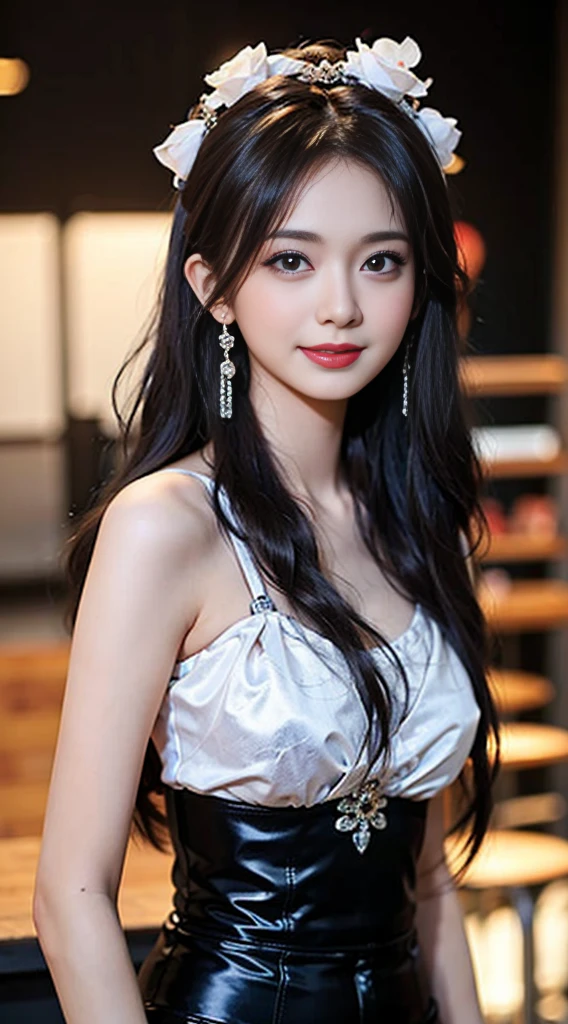 ((ung beautiful girl:1.2)), Cute little turtle, (8k, Original Photography, Top quality, masterpiece:1.2), HD RAW color photography, Professional photography, Movie Lighting, (Masseter film:1.5), (Top quality:1.2), (Smile:1.2), (Medium breasts:1.2), Slim beautiful girl, Blue eyes, Sexy and cool, With floral motifs, open your mind, Bare shoulders,, pleasure, it feels good, Opened his mouth, Rosette, Floral scent,