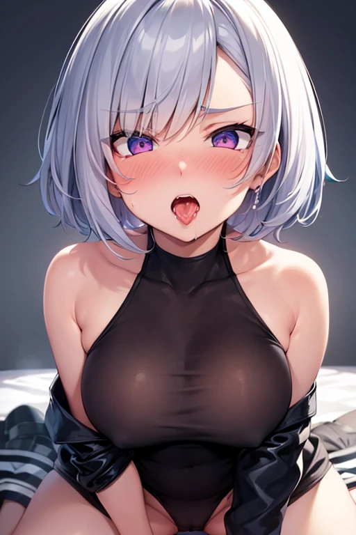 nsfw,ultra detailed,anime style,1 girl,short hair,large breasts,1 boy,penis,fellatio,licking penis,(stare at viewer with stern eyes:1.5),(bitting own lip:1.1),(angry:0.9),nose blush,(shamefull:1.2), surprised,(ecstasy:1.3) ,(slut:1.2),(vulgarity:1.3),(fucked silly:1.1),(steam:1.1),(wet:0.8),(trembling:0.8),(tears:0.7) ,(drooling:0.6),(sweat:0.8),beatiful detailed 5 fingers