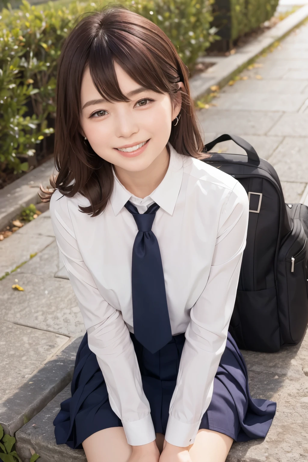 Magazine Cover:1.3、Japanese,,Innocent face,Teenage Girle,Primary school students,Private elementary school,uniform,Carrying a small red backpack,Summer clothes,Sitting、front、Cute smile、Laugh with your mouth wide open、((Semen dripping from the mouth:1.2))、Mouth full of semen:1.5、A lot of semen on the tongue、((Cloudy, thick semen))、whole body、Full Body、Semen dripping from the genitals、You can see the nipples、Not wearing a bra