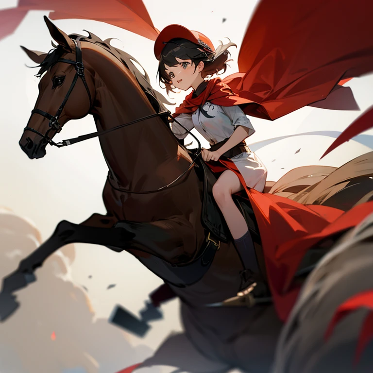 cute,horse riding