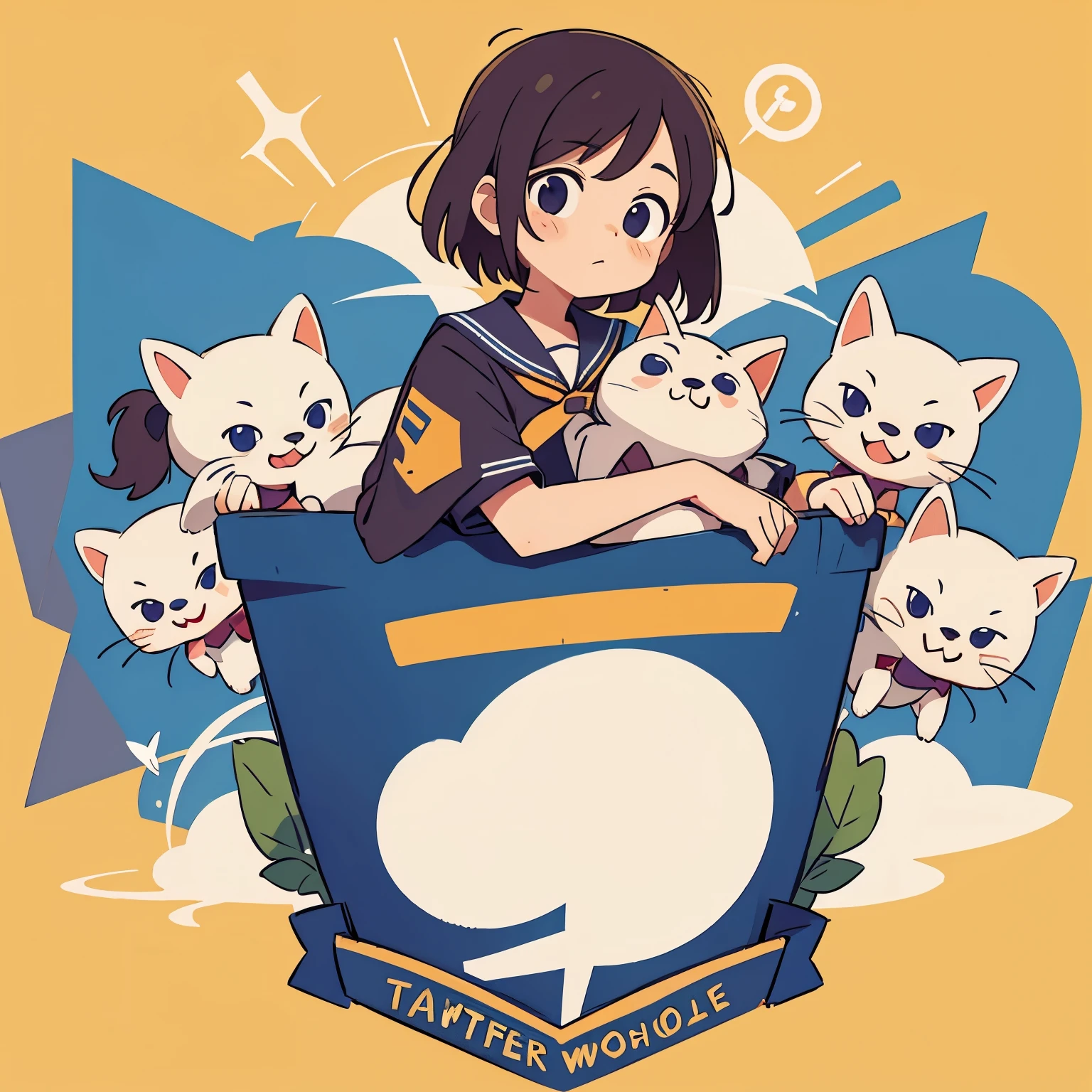 Basic school with the 6-A logo