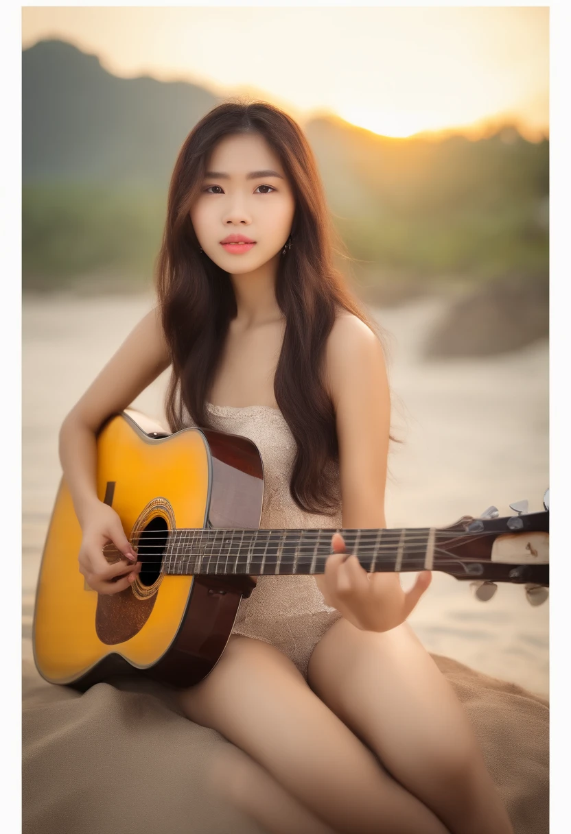 Beautiful girl taking sexy photoshoot
