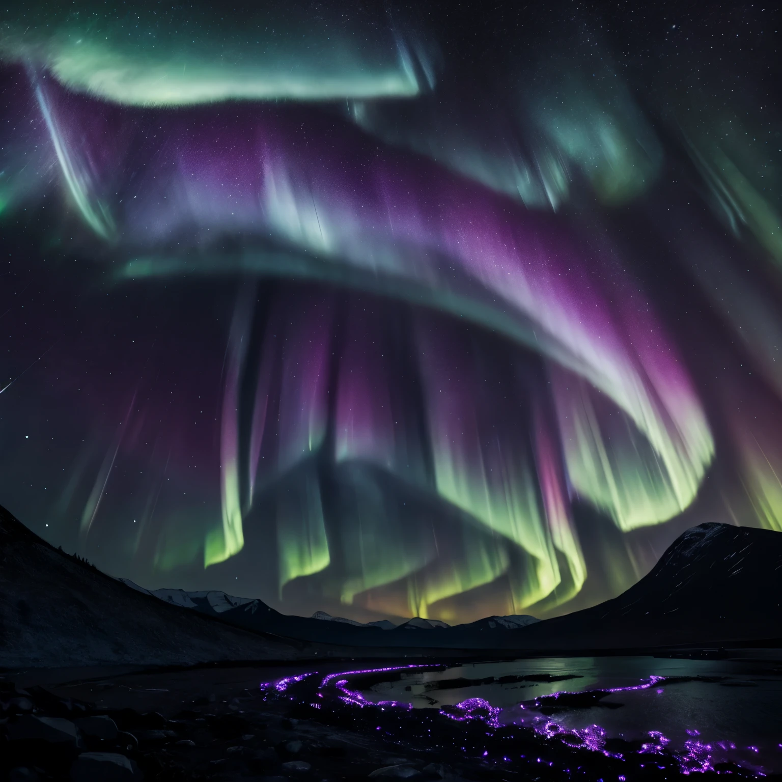 Aurora, Galaxy, Text Skrailo