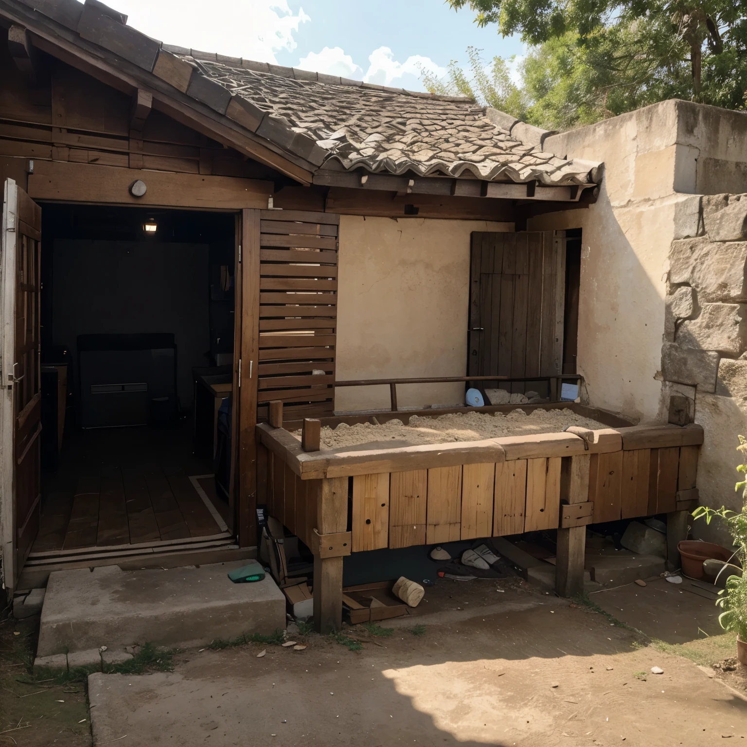 Vaca con garrapata