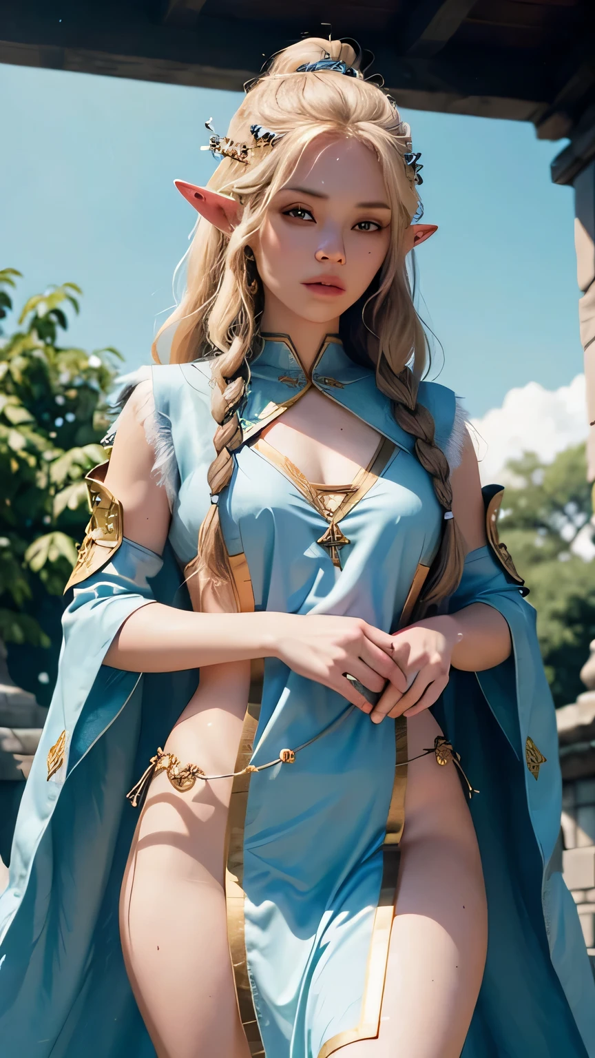 (1 girl:1.3),One,__Body parts__,
official art, unity 8k wallpaper, ultra detailed, Beautiful and aesthetic, Beautiful, masterpiece, Best quality,fantastic atmosphere, calming palette, Calm mood, soft shading,
Miko Priestess, Spell of Enchantment, talisman familiar, duties of a temple priestess, ((Elven Character)), ((pamela anderson face)), ((naked))