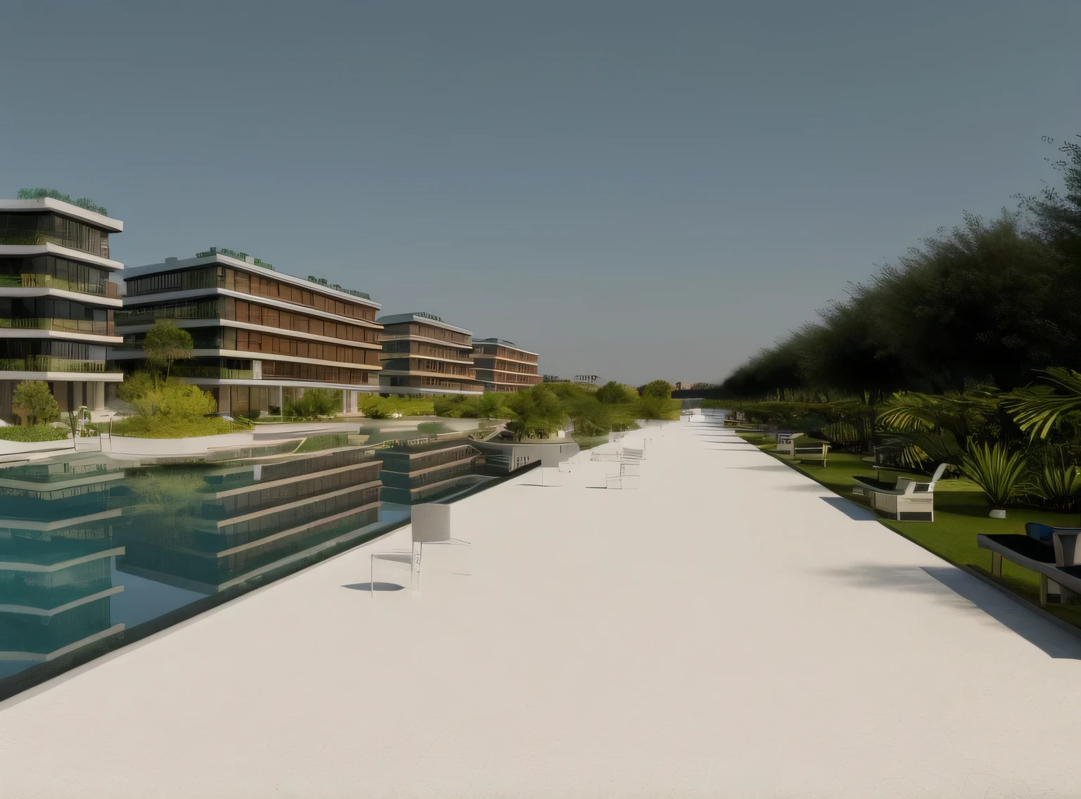 architectural rendering, architectural rendering, Realistic rendering, luminous rendering, highly Detailed rendering, renderizar coroa, Rendering, detailed Rendering, in a seaside setting, inspired by João Artur da Silva, Detailed rendering, realistic Rendering, semi - Realistic rendering, finalrender, architectural visualization