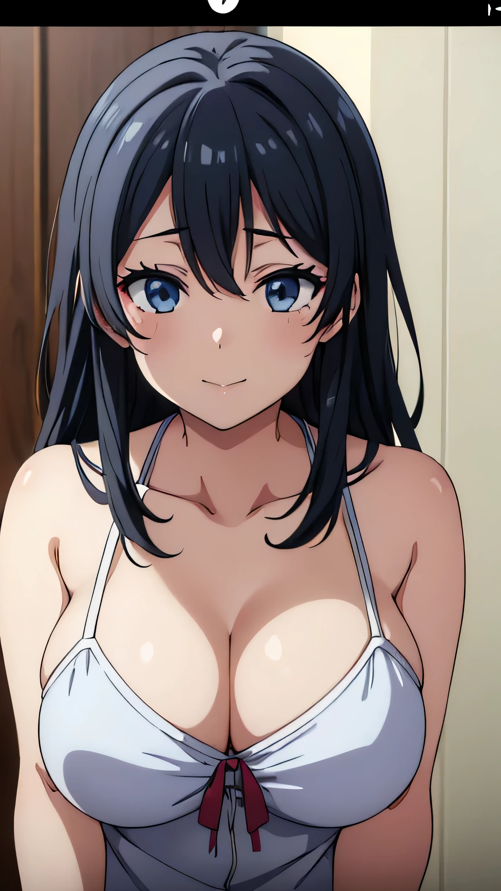 (((masterpiece))),fuyumi itadori, Anime girl characters, 1girl, solo, looking at viewer, medium hair, cleavage, closed mouth, collarbone,Naked, tall girl, horny, big ass, beautiful face,Charming,  anime visual of a cute girl, screenshot from the anime film, & her expression is solemn, ahegao face, in the anime film, in an anime, anime visual of a young woman, she has a cute expressive face, still from anime, perfect breasts, she is tall, All bodies visible, ahegao face, the face is ahegao, she is horny, A perverted face, she so perverted, she smile so perverted, hd picture, 4k quality, details of the face is so good, bigger breasts,