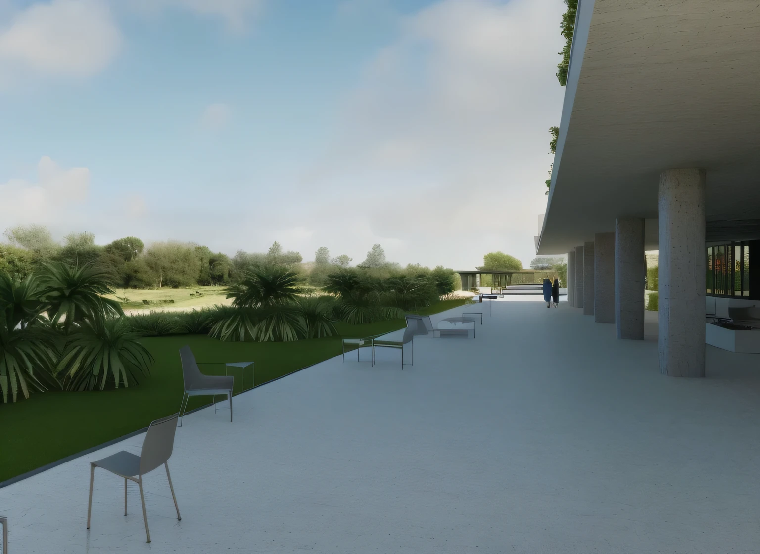  digital Rendering, green terrace, Rendering, detailed Rendering, architectural rendering, detail rendering, 3 d Rendering, 3d Rendering, highly photographic rendering, architectural rendering, Realistic rendering, photographic rendering, view at ground level, ground level view, conceptual Rendering, view at ground level, realistic Rendering, architectural visualization