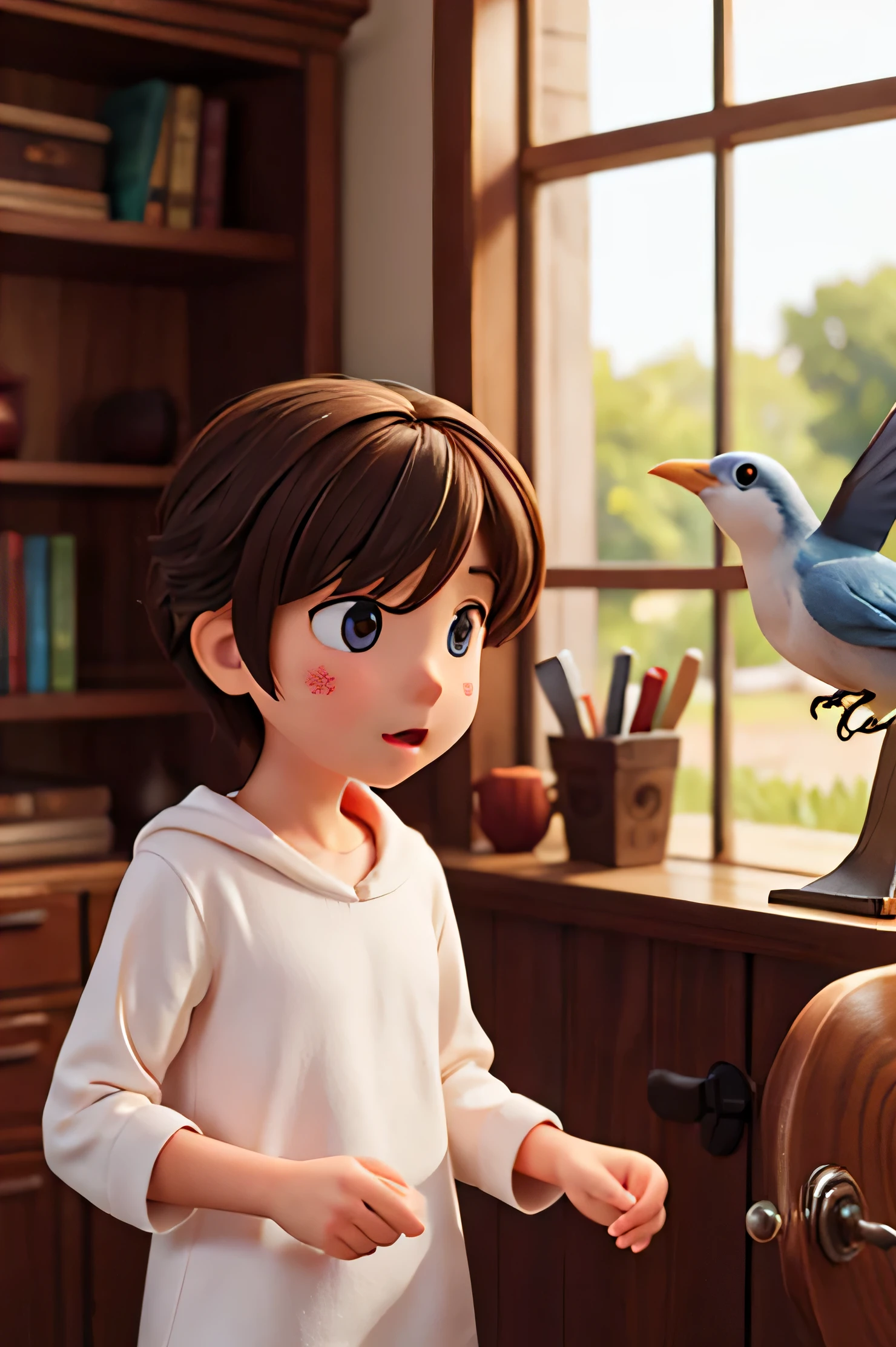 a wounded bird