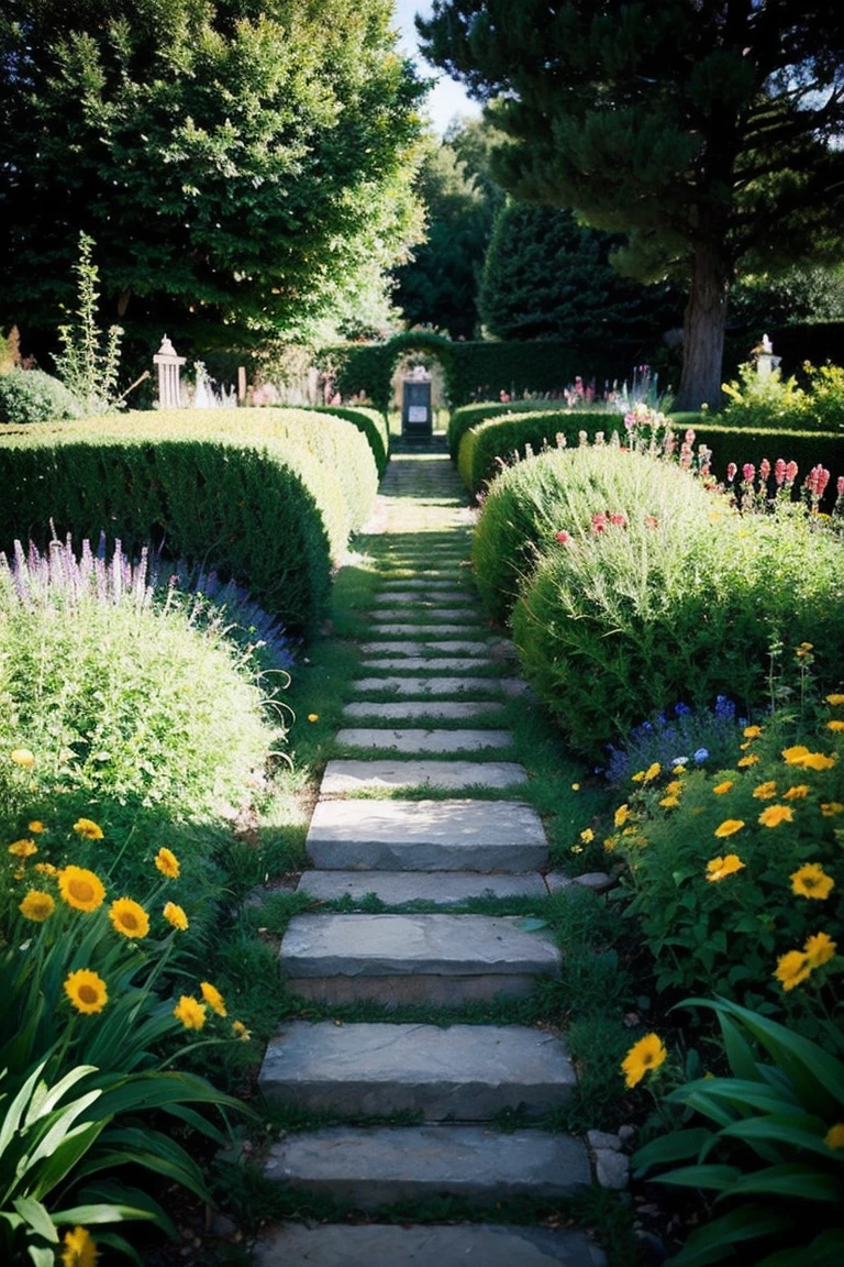 In the garden of life, entre flores y espinas,
caminamos con paso firme, con esperanza genuina.
Aunque a veces el sendero parezca oscuro y sin fin,
recuerda que tras la noche, llega un nuevo amanece