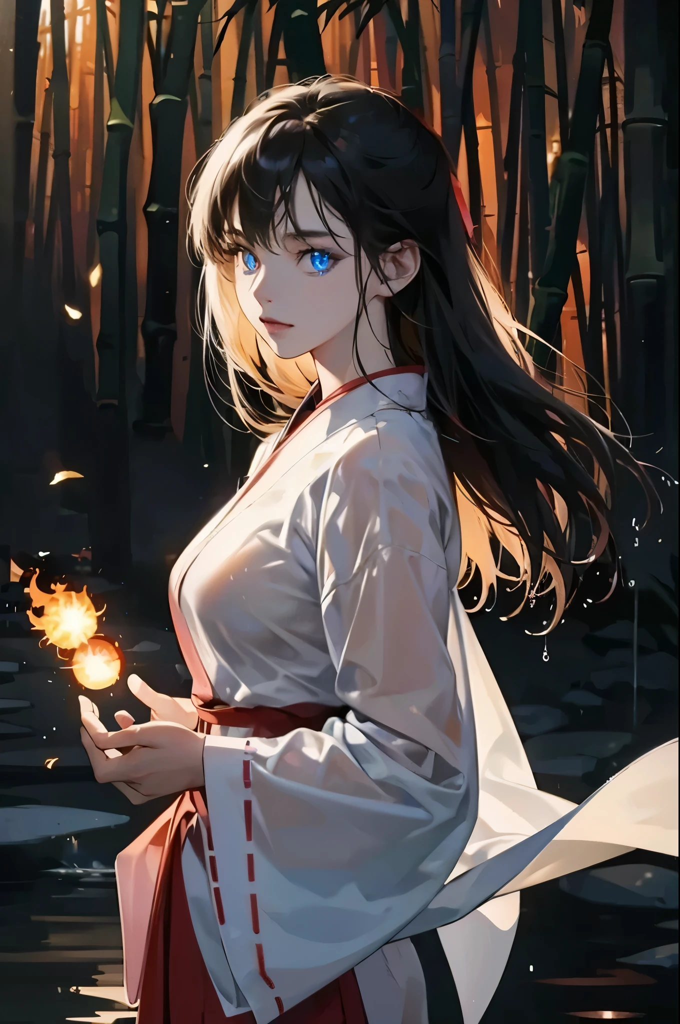 glowing blue eyes:1.8