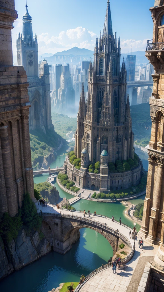 Highest quality,Fantasy,underground,City
