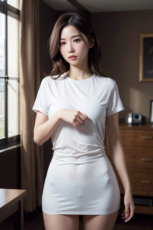 White shirt,One girl,highest quality,masterpiece,figure,Very delicate and beautiful,CG,Unity,8k wallpaper,wonderful,In detail,masterpiece,Official Art,Very detailed CG Unity 8k wallpaper,Incredibly absurd,Large file size,Very detailedな,High resolution,Very detailed,Beautiful detailed girl,Particles of light,Realistic,X-ray,Soft Light,from the front,