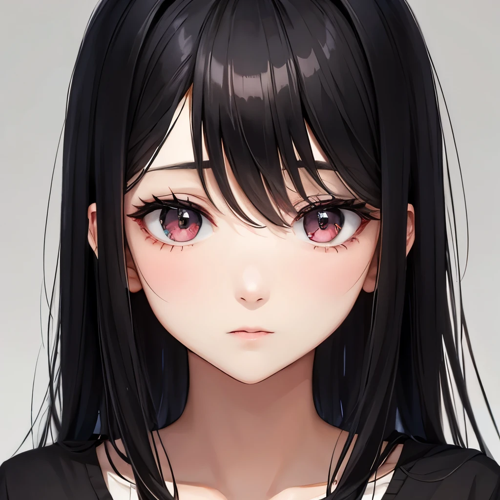 Black Hair、scared、woman