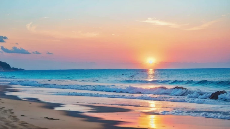 beach at sunset
