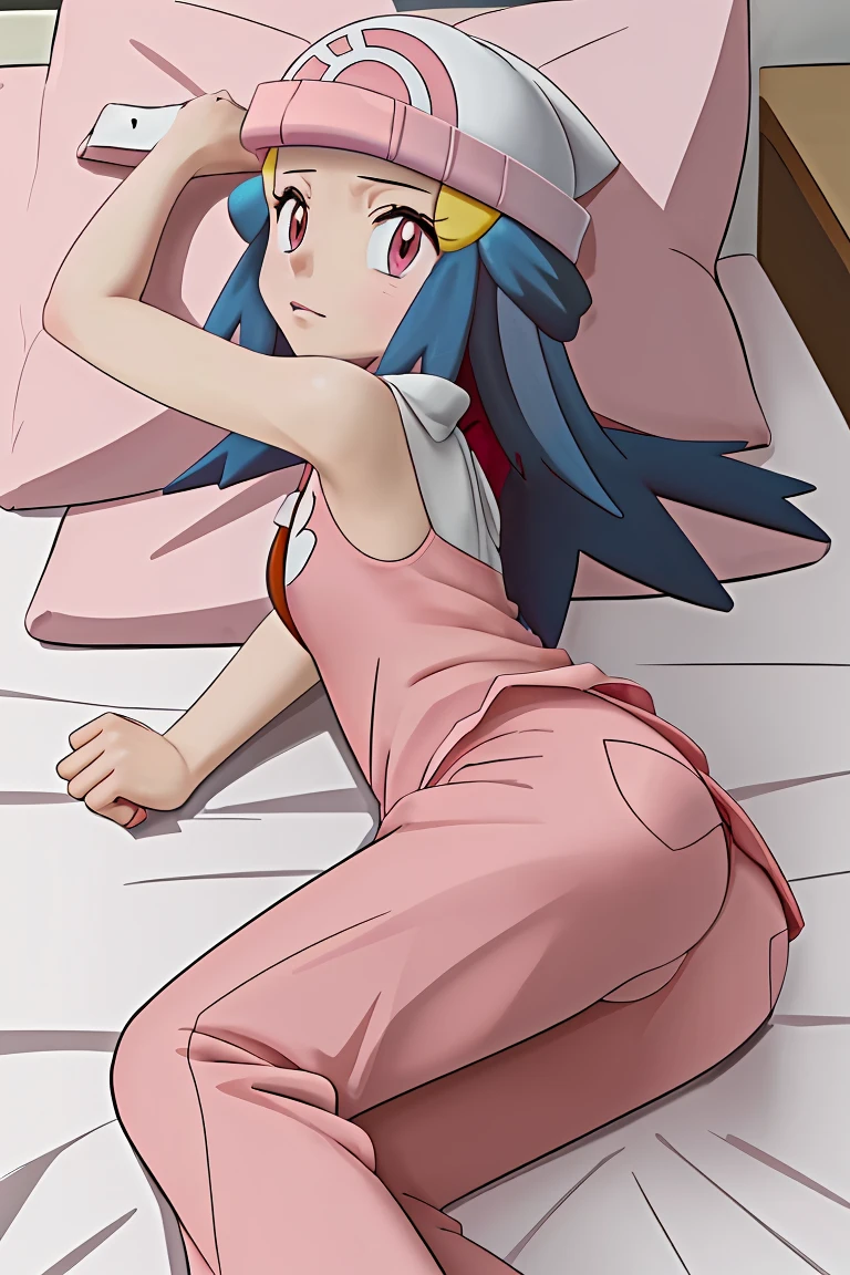 iris \(pokemon\),1girl,solo,purple hair, long hair, red eyes, dark skin, big hair,(completely nude:1.2),(ddler:1.1),spread legs,shower,