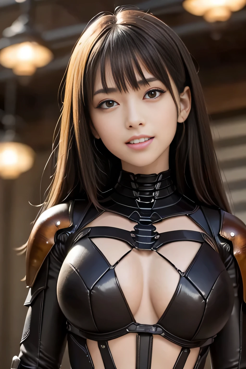 (high resolution,masterpiece,best quality,extremely detailed CG, anime, official art:1.4), realistic, photo, amazing fine details, all intricate, gloss and shiny,awesome many layers, 8k wall paper, 3d, sketch, kawaii, illustration,( solo:1.4), perfect female proportion,villainess, (fusion of dark brown roach and lady:1.4), (brown cockh form lady:1.2), (brown cockroacdy:1.2), (fusion:1.2), (solo:1.4), (evil smile:1.2), muscular, abs, (cockroach brexoskeleton bio insect suit:1.4), (cockroach brown keleton bio insect armor:1.2), (brown transparency cockroach wing:1.4),own cockroach antennae:1.3),
