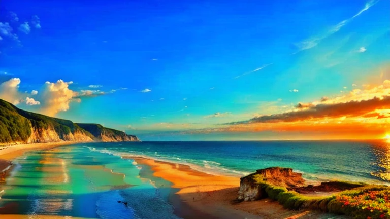 Beautiful seaside