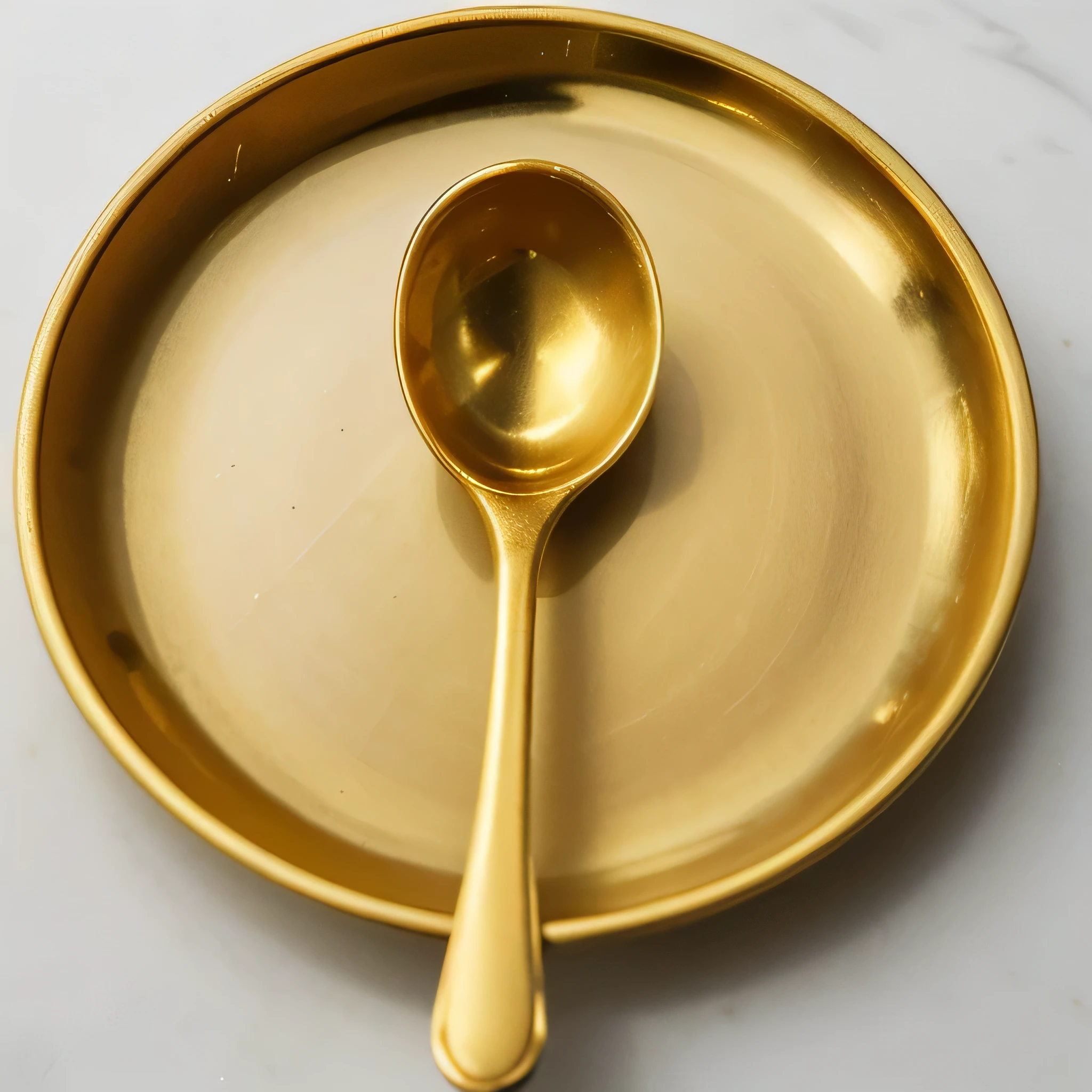 a golden spoon