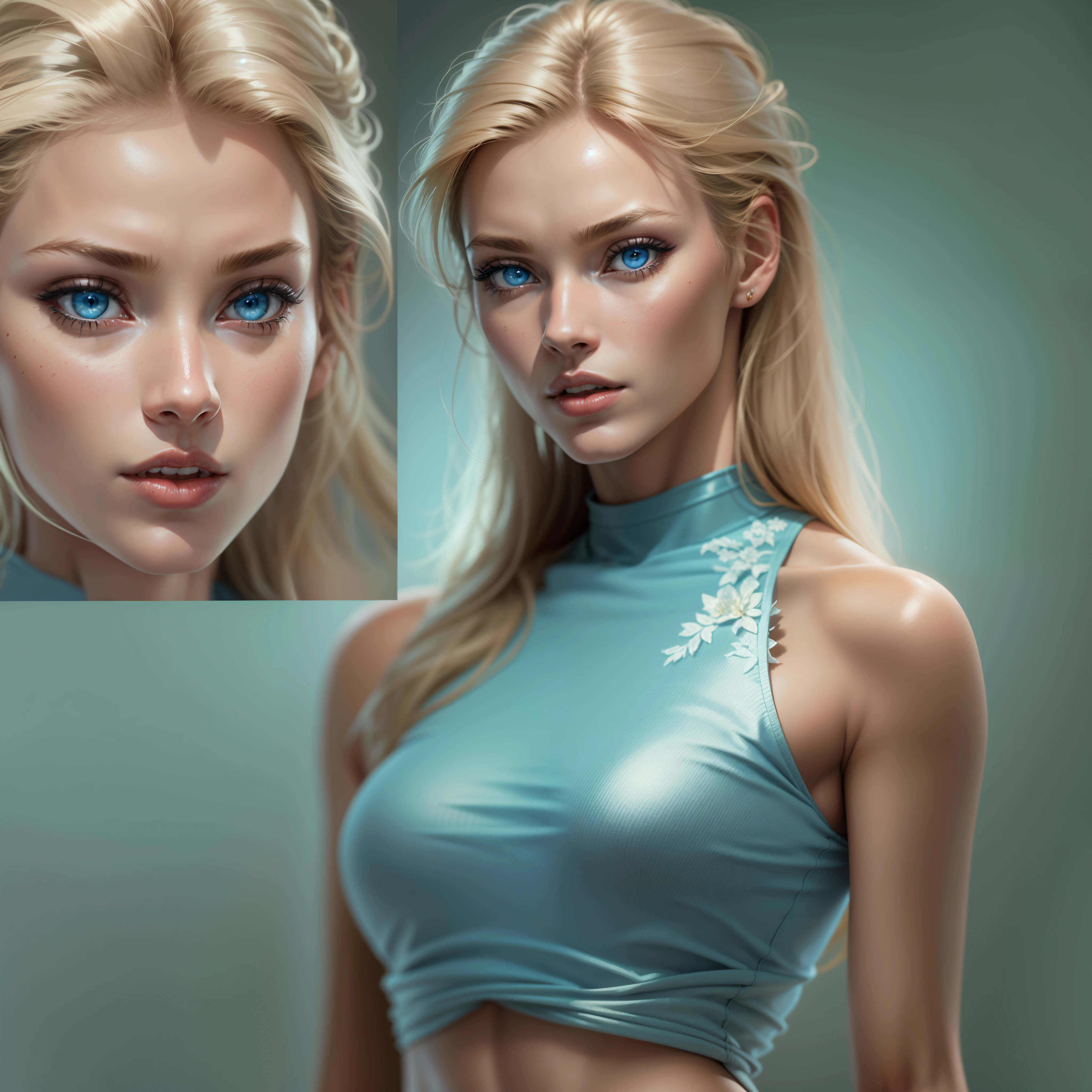 (table top,AJC I:1.4),(8k RAW photo,highest quality,table top:1.2) Super Detailed Official Art,Photoreal:1.37,(Highly Qualified Professionals),table top,highest quality,super detailed,High resolution,In 8K,8K portrait,unity 8k wallpaper,Highly detailed AJC,realistic,Raw photo,real person,portrait photography,Photoreal,shiny skin,fine skin,(((Dynamic angle Full body Dynamic angle Wide shot Dynamic angle Close up Dynamic angle Upper body Dynamic angle from above And dynamic angle from behind And dynamic angle from below
))),{{{Supermodel Yasmin in the 90s・Gauri}}},{{{Chest girth length: 178 cm}}},{{{hair color is blonde}}},{{{eyes are blue}}},{{{Sharp and modal face}}},{{{High cheekbones and clear chin are characteristic,}}},
{{{Style is tall,Slender and attractive curvaceous bust and hips}}},{{{Fashion sense is edgy and sexy}}},{{{{realistic:1.4}}}}, beautiful, highly detailed eyes and face, beautiful eyes,unified,8k wallpaper,wonderful,small details,table top, highest qualityの,Highly detailed ticker integrated 8K wallpaper,face light,movie lighting,Bikini and dynamic poses (foot pose:0.5),Surreal female portrait,magic lights,32K resolution,action pose,realistic photography,dynamic lighting,art station, volume lighting,highly detailed face,shadowy,be familiar with,realistic, be familiar with, skin texture, hyper be familiar with, realistic skin texture, armature, highest quality, 超High resolution, (写真realistic:1.4),, High resolution, be familiar with,
RAW photo, Shapuri, by lee jeffries nikon d850 film stock 写真graph 4 kodak portra 400 camera f1.6 lens rich colors hyper realistic lifelike texture dramatic lighting unrealengine trending on artstation cinestill 800,