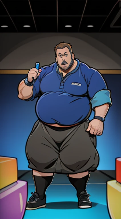  ((((Kevin James Actor and Comedian Overview)))), (((A fat man electric giant character from the super Cell game Clash Royale)))