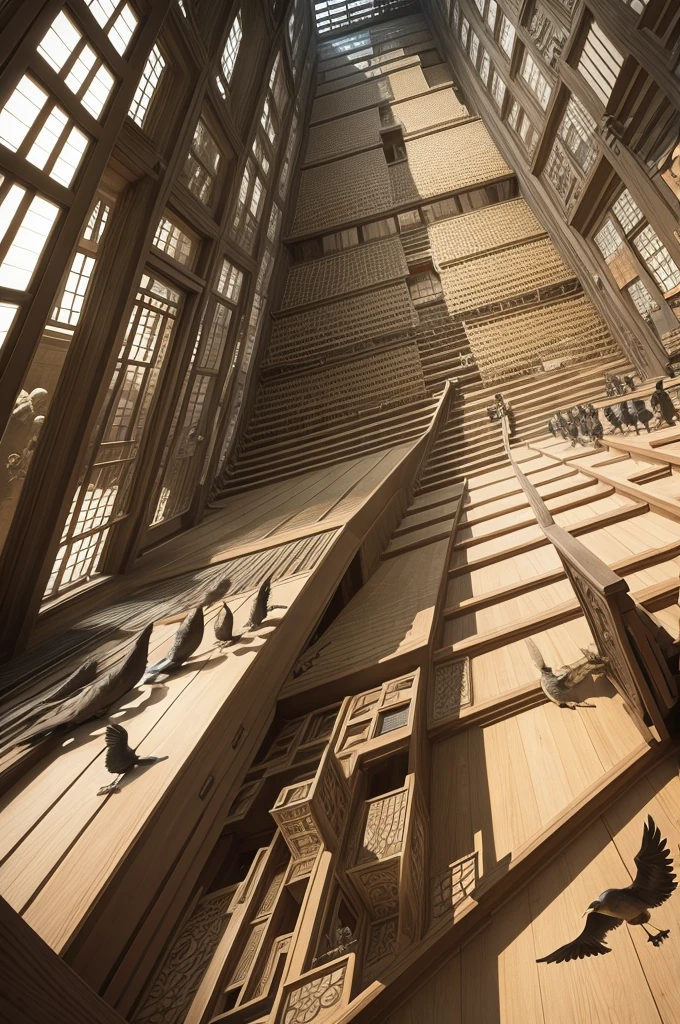 Trick Art、Escher、Bird's Eye View