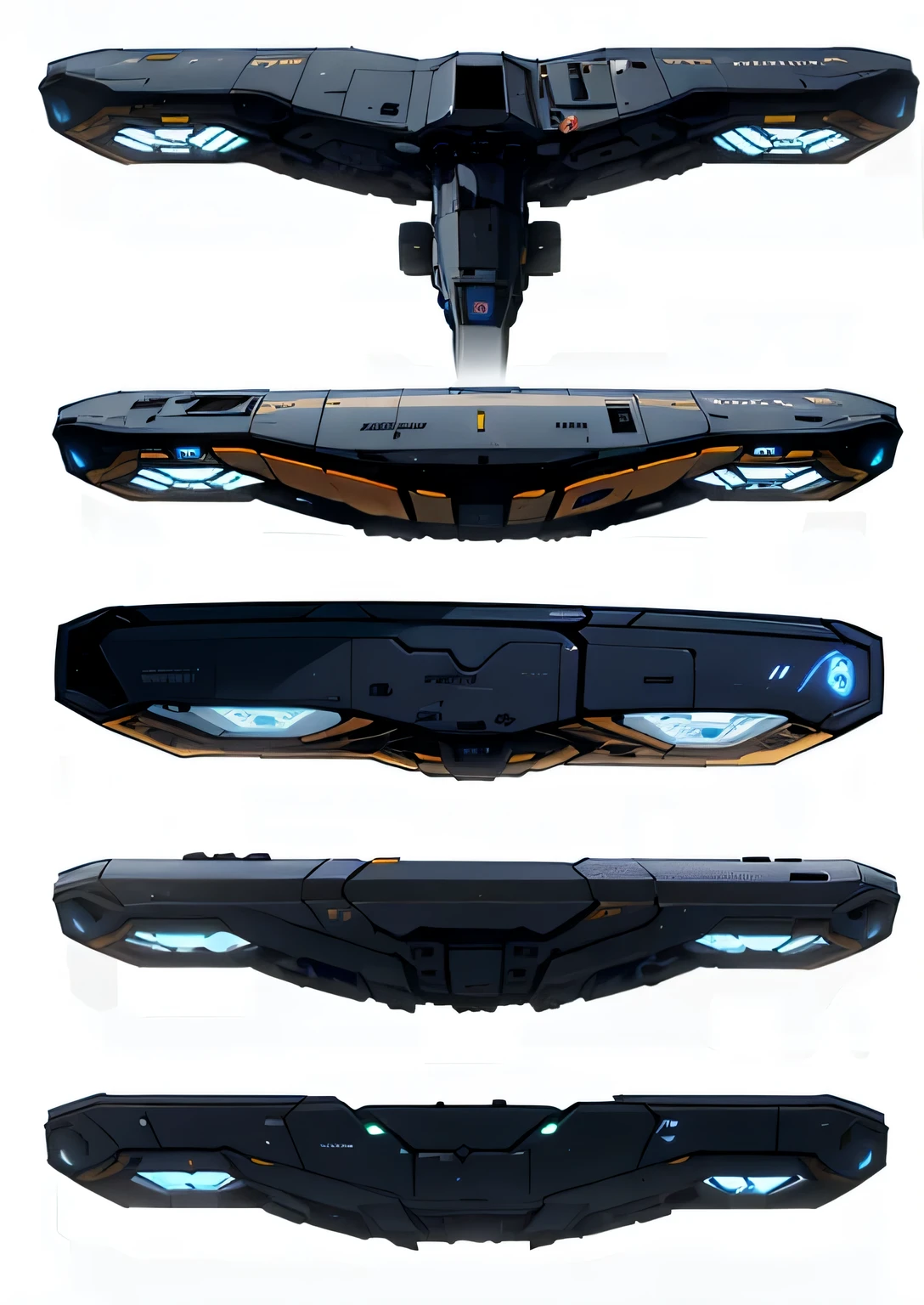 um close de um grupo de diferentes tipos de skates, vista de baixo ， Bladerunner, empresa de nave estelar, projeto de nave espacial, design de produto futurista, vista de baixo, OVNI, nave estelar futurista, tem seis propulsores na parte traseira, sci-fi, sci - fi, the empresa de nave estelar, sci fi, empresa americana, simetria! futuristic robotics, science fiction spaceship, , arte conceitual-h 0, arte conceitual h 8 0 0, arte conceitualwork, konami arte conceitual, science fiction details, expert high detail arte conceitual, plataforma de controle, ultra detailed arte conceitual, hd arte conceitual, arte conceitual, arte conceitual, arte conceituals, Sci - Equipamentos de FI, various spacecraft platforms, spaceship floor, ponte de metas, baia, gate control, sci-fi conceitual, sci-fi scenery items