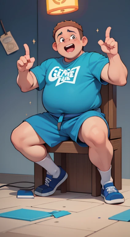 ((((Kevin James Actor and Comedian Overview)))), ele tem a idade 62 anos,usando roupas de banho, no dismissal(((A fat man electric giant character from the super Cell game Clash Royale))) arte conseitual hiper detalhada, arte premiada, fine and precise character construction. Obra prima. Ultra detalhada a imagem em 8k. The minute details of the image make it even more incredible to the viewer.                   sentido muito prazer, corpo muito suado, extreme sweating on the body gesturing talking expressing oneself with the hands. Big tongue laughing. Genital Masculino tamanho largo exagerado GG comprido e norme .Genital Masculino tamanho hiper longo, genital Masculino tamanho Gigantescos, genital Masculino tamanho anormal, genital Masculino super comprido, Grande porra, Gozar muito, Goza ).                   ejaculando exageradamente, Gozando sem limites, Jorrando jatos de esperma da glande peniana, 