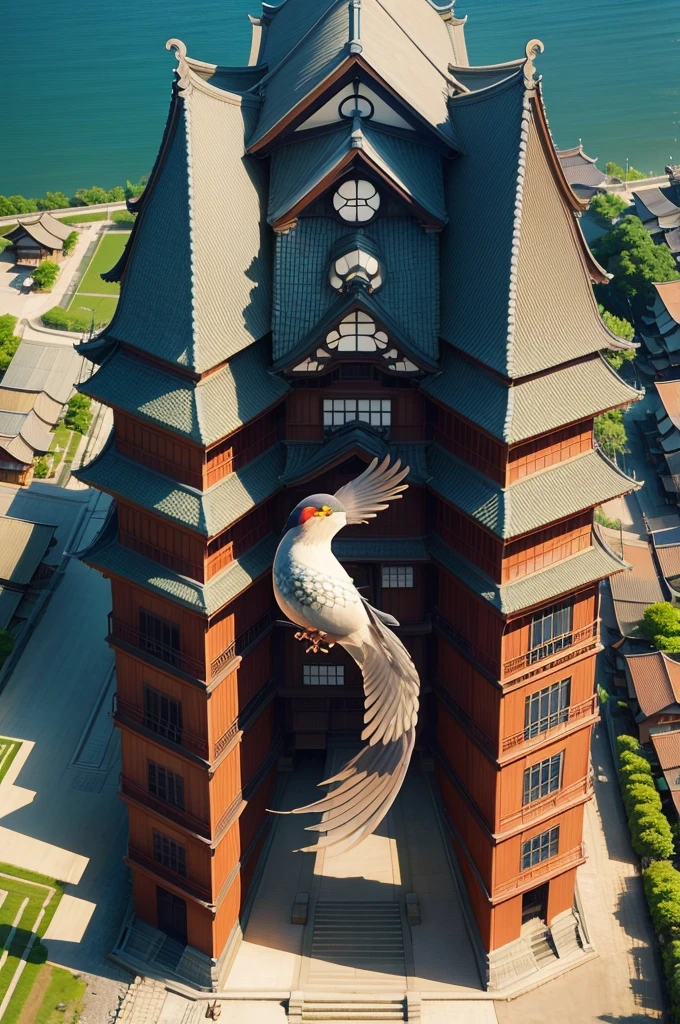 Trick Art、Escher、Bird's Eye View、Japan風建築、Japan、Japanese style