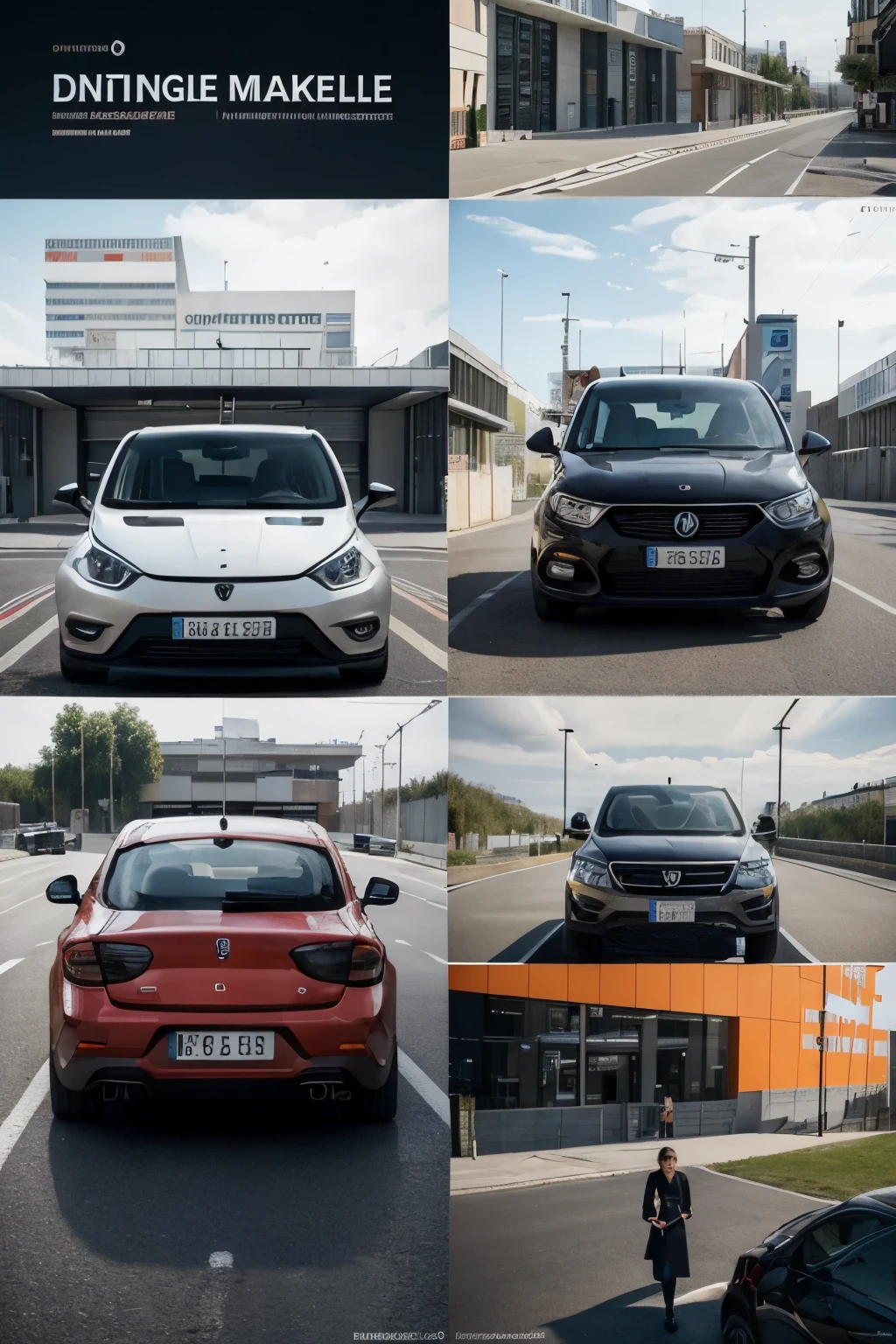 Vous travaillez pour une agence de marketing digital chargée de revoir l'image de marque d'une auto-école établie, using a mood board as a starting point for design. Votre objectif est de recréer un moodboard qui représente une image de marque moderne, engageante et adaptée au public cible. Visual identity : -Utilisez une palette de couleurs fraîches et dynamiques qui inspirent confiance et énergie, avec des nuances de rouge pour la visibilité et des accents de gris pour la sobriété. -Integrate a minimalist logo with a steering wheel icon and stylized letters. Communication Visuelle : -Incluez une image de personnes heureuses réussissant leur examen de conduite, illustrant le sentiment de réussite et de satisfaction. -Add professional-quality visual elements, tels que des flyers avec une mise en page claire et des affiches publicitaires accrocheuses mettant en avant la sécurité et la confiance. Objectif : Le moodboard final doit être attrayant, coherent and faithfully represent the modern brand image that the driving school wishes to project, tout en se démarquant de la concurrence. En conclusion faites un moodboard pour une auto-école