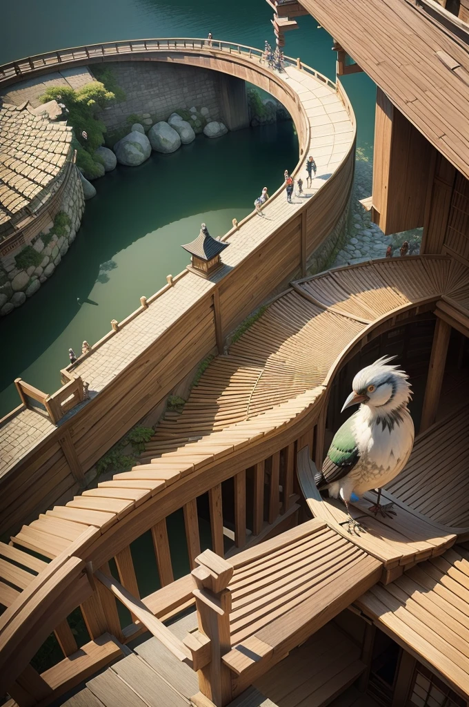 Trick Art、Escher、Bird's Eye View、Japan風建築、Japan、Japanese style