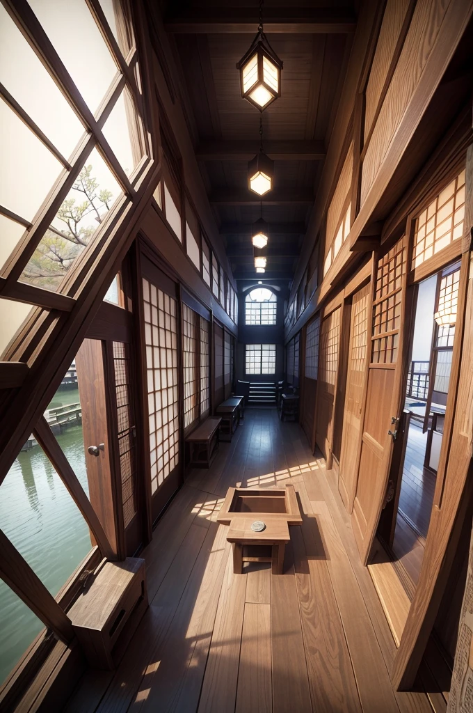 Trick Art、Escher、Bird's Eye View、Japan風建築、Japan、Japanese style