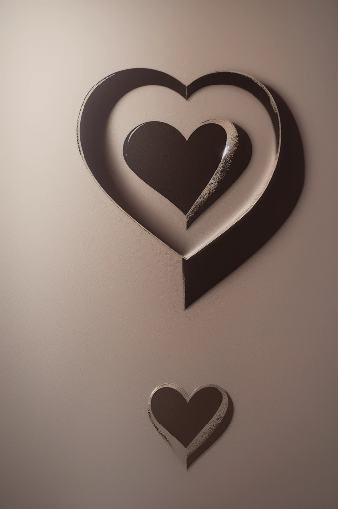 A mark designed with a heart symbol