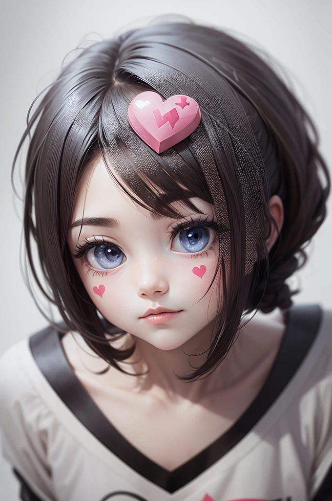 A mark designed with a heart symbol