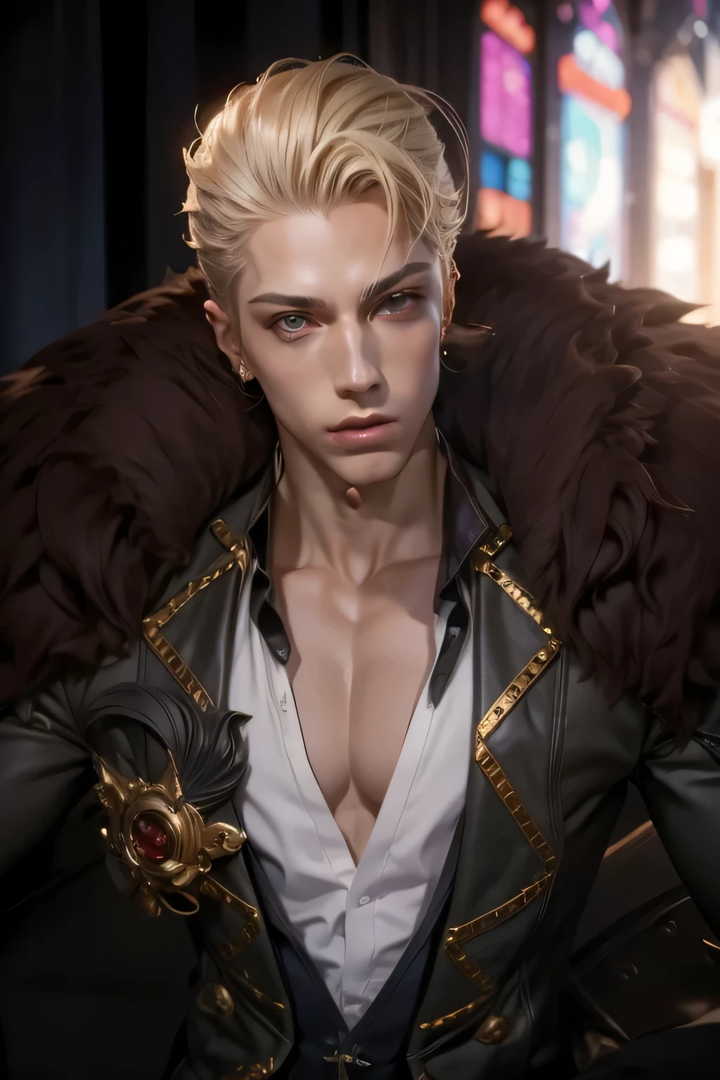 there is a male anime character with a large wing, male character, delicate androgynous prince, handsome stunning realistic, 8k artgerm bokeh, main character, beautiful androgynous prince, character close up,, xqc, character close-up, with very highly detailed face, handsome, close up character, eyes contact, shirtless :: high detail, skinny male fantasy alchemist, young blonde boy fantasy thief, male character, beefcake pose, handsome stunning realistic, highly detailed full body, skinny male fantasy scientist, as a character in tekken, realistic shaded perfect body, highly detailed body, male model, photorealistic perfect body